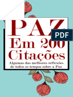 PAZ Em 200 Citações - E-book