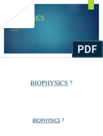 1-Biophysics Introduction 2022 Utf