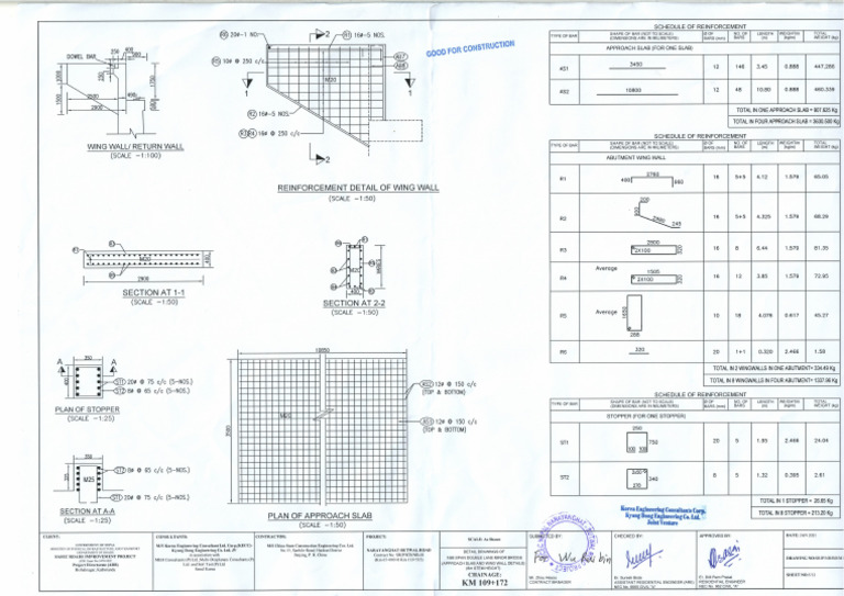 109+172 Wing Wall | PDF