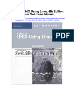Guide To Unix Using Linux 4Th Edition Palmer Solutions Manual Full Chapter PDF