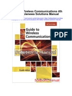 Guide To Wireless Communications 4Th Edition Olenewa Solutions Manual Full Chapter PDF