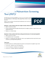 What Is The Malnutrition Screening Tool MST