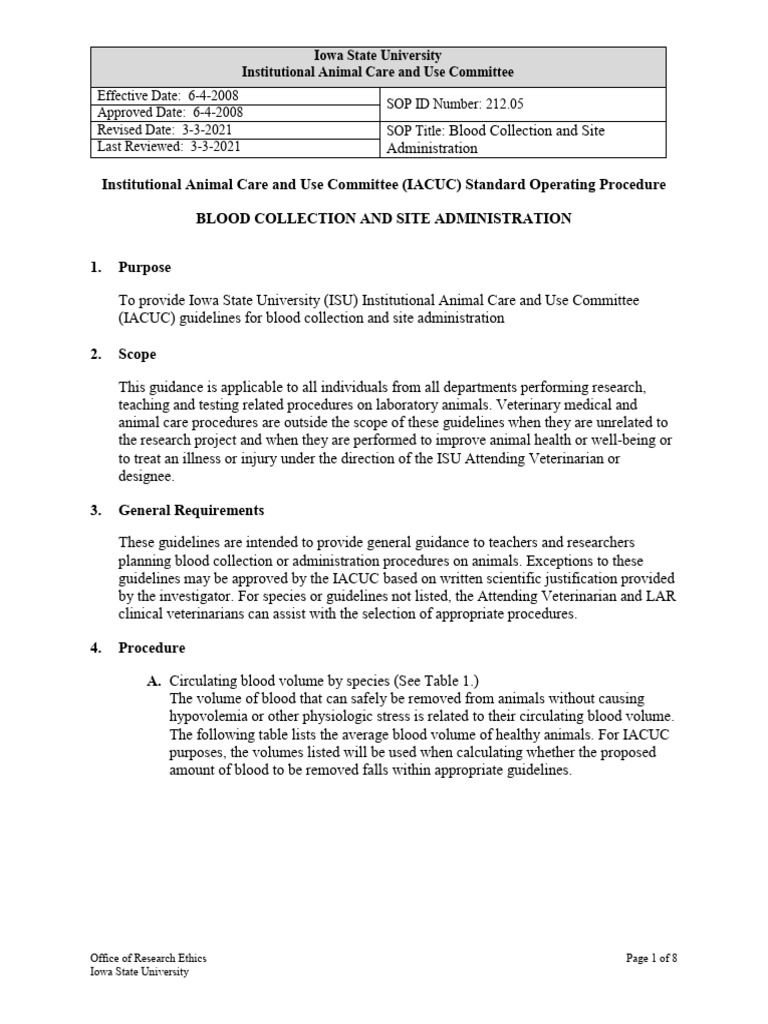 Blood Collection and Site Administration PDF