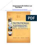 Nutritional Assessment 6Th Edition Lee Test Bank Full Chapter PDF