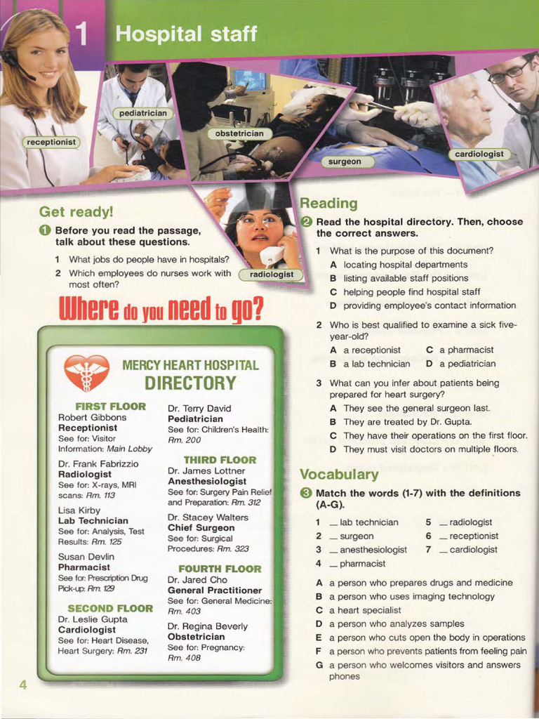 Career Paths Nursing SB | PDF | Surgery | Hospital