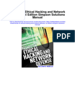 Hands On Ethical Hacking and Network Defense 1St Edition Simpson Solutions Manual Full Chapter PDF