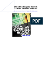 Hands On Ethical Hacking and Network Defense 1St Edition Simpson Test Bank Full Chapter PDF