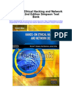 Hands On Ethical Hacking and Network Defense 2Nd Edition Simpson Test Bank Full Chapter PDF