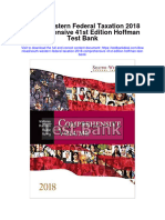 South Western Federal Taxation 2018 Comprehensive 41St Edition Hoffman Test Bank Full Chapter PDF