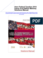 South Western Federal Taxation 2018 Comprehensive 41St Edition Maloney Solutions Manual Full Chapter PDF