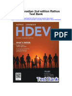 Hdev Canadian 2Nd Edition Rathus Test Bank Full Chapter PDF