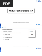 ChatGPT For Content and SEO