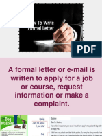 Formal Letter