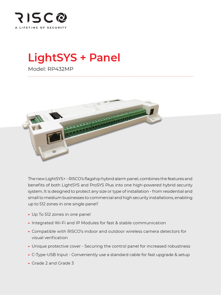 LightSYS+ RP432MP Installation Guide | PDF