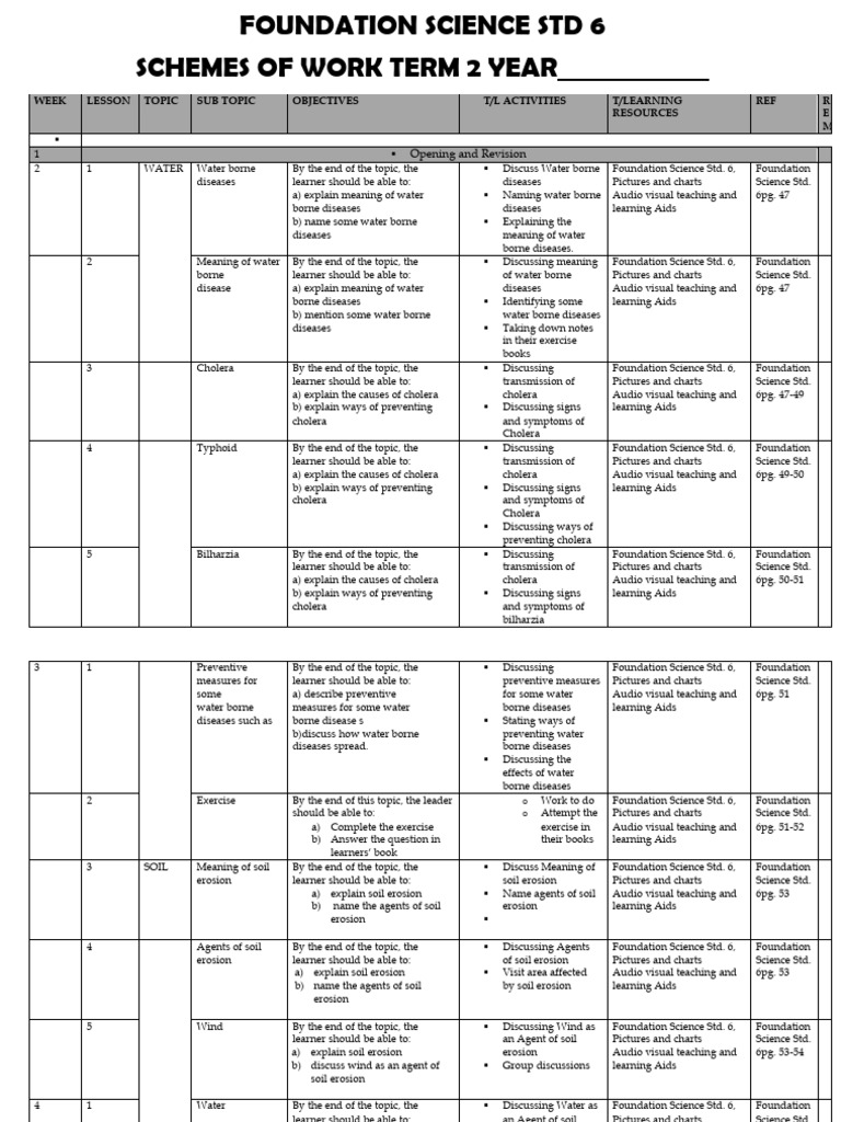 8044 class 6 foundation science schemes of work term 2 1 pdf