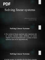 Lec1 Solving Linear Systems