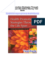 Health Promotion Strategies Through The Life Span 8Th Edition Murray Test Bank Full Chapter PDF
