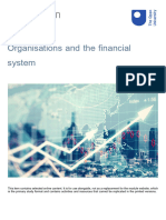 Organisations and The Financial System Printable