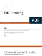 File Handling