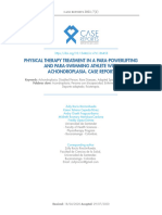 2021 Rincon, PHYSICAL THERAPY TREATMENT IN A PARA-POWERLIFTING AND PARA-SWIMMING ATHLETE WITH ACHONDROPLASIA. CASE REPORT