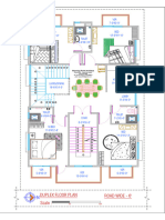 Duplex Floor Plan Scale: Road Wide - 6': Project: Drawing Title: Consultant: Sheet No