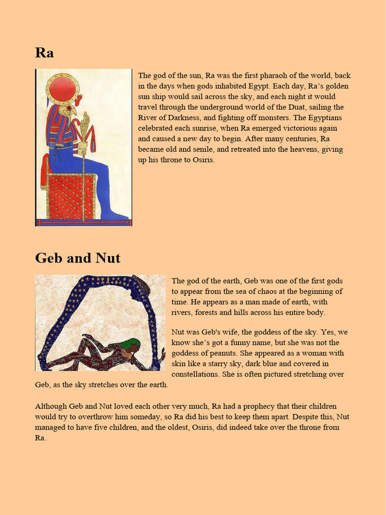 Egyptian Gods | PDF