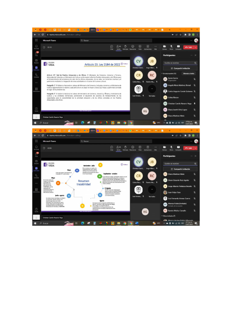 25 07 23 Reunión | PDF