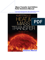 Heat and Mass Transfer 2Nd Edition Kurt Rolle Solutions Manual Full Chapter PDF