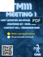 TM111 - Meeting 1 - Idris