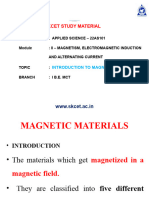 Introduction To Magnetism