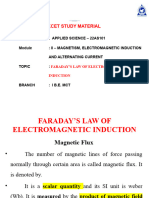 Faraday's Law of Electromagnetic Induction
