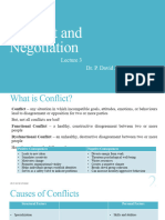 L 3 Conflict and Negotiation