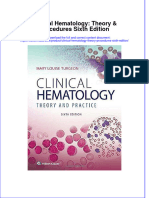 EBOOK Clinical Hematology Theory Procedures Sixth Edition Download Full Chapter PDF Kindle