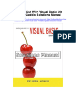 Download Starting Out With Visual Basic 7Th Edition Gaddis Solutions Manual full chapter pdf