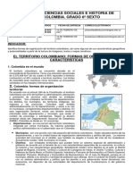 Guia Para Actividades Sobre Colombia Geografia