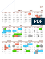 Calendario de Días Libres - Equipo Financiamiento 2023