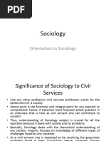 Sociology - Lecture 1