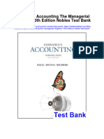Horngrens Accounting The Managerial Chapters 10Th Edition Nobles Test Bank Full Chapter PDF