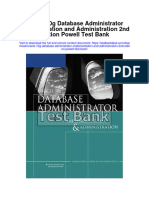 Download Oracle 10G Database Administrator Implementation And Administration 2Nd Edition Powell Test Bank full chapter pdf