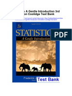Statistics A Gentle Introduction 3Rd Edition Coolidge Test Bank Full Chapter PDF