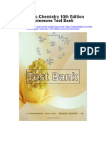 Organic Chemistry 10Th Edition Solomons Test Bank Full Chapter PDF
