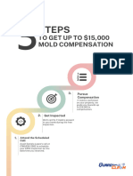 Steps TO GET UP TO $15,000 MOLD COMPENSATION