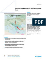 A Genetic History of The Balkans From Roman Frontier 2023