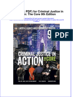 EBOOK Etextbook PDF For Criminal Justice in Action The Core 9Th Edition Download Full Chapter PDF Docx Kindle