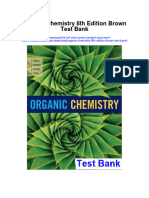 Organic Chemistry 8Th Edition Brown Test Bank Full Chapter PDF