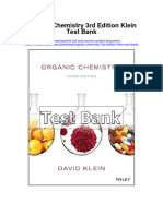 Organic Chemistry 3Rd Edition Klein Test Bank Full Chapter PDF