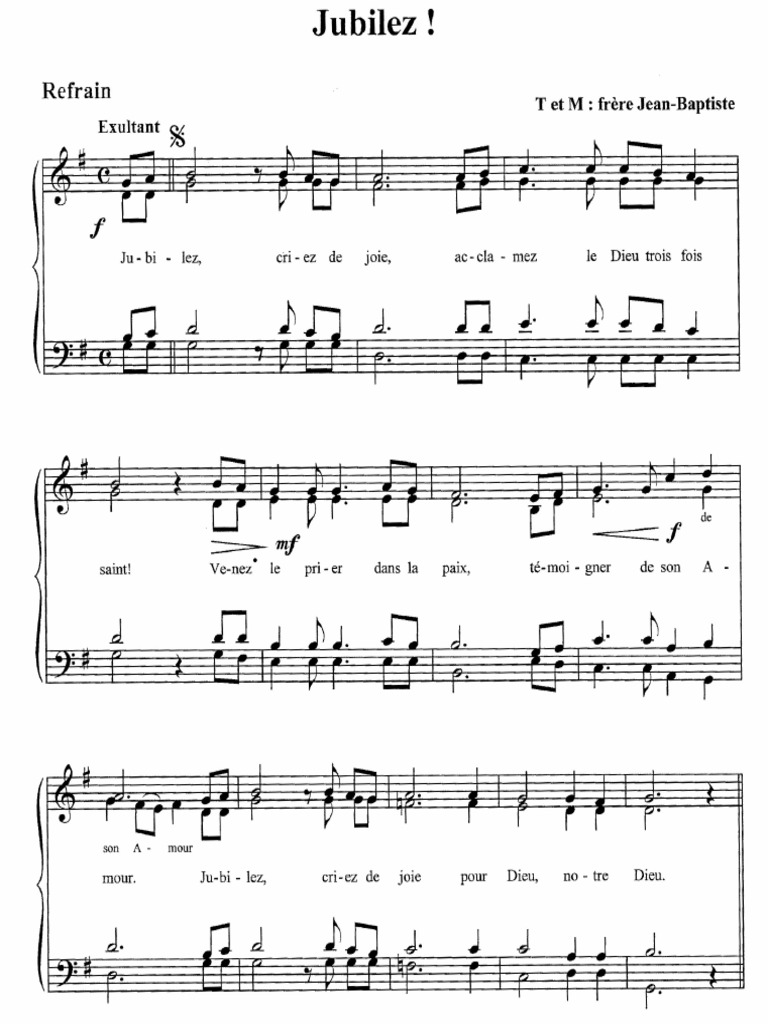 Jubilez, criez de joie orchestration PDF