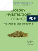 speed of seed sprouting