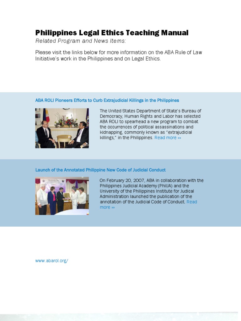 Philippines Legal Ethics Manual PDF Lawyer Heart