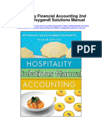 Hospitality Financial Accounting 2Nd Edition Weygandt Solutions Manual Full Chapter PDF